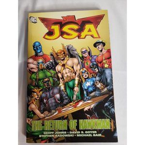JSA The Return Of Hawkman Graphic Novel Trade Paperback DC Comics Geoff Johns